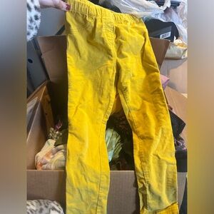 Yellow Kids mini boden corduroy  pants